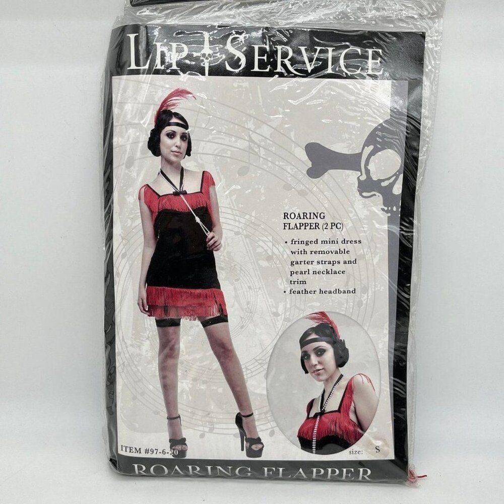 New Lip Service Roaring Flapper Costume - Size S